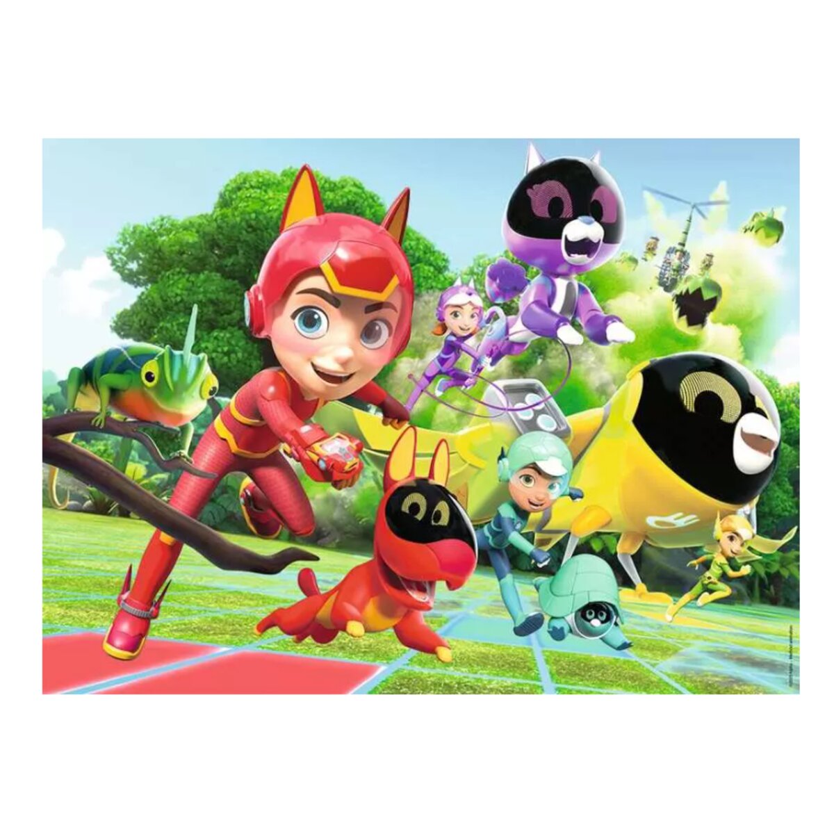 Ravensburger Kinderpuzzle - Das Petronix-Team, 100 Teile