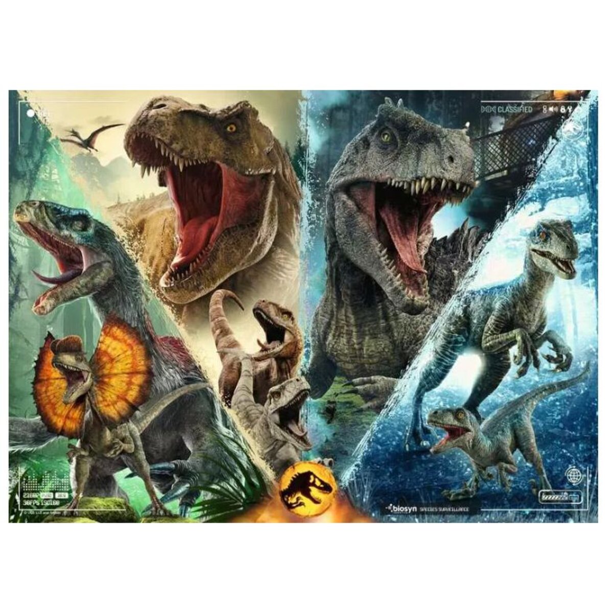 Ravensburger Kinderpuzzle Dinosaurierarten, 100 Teile