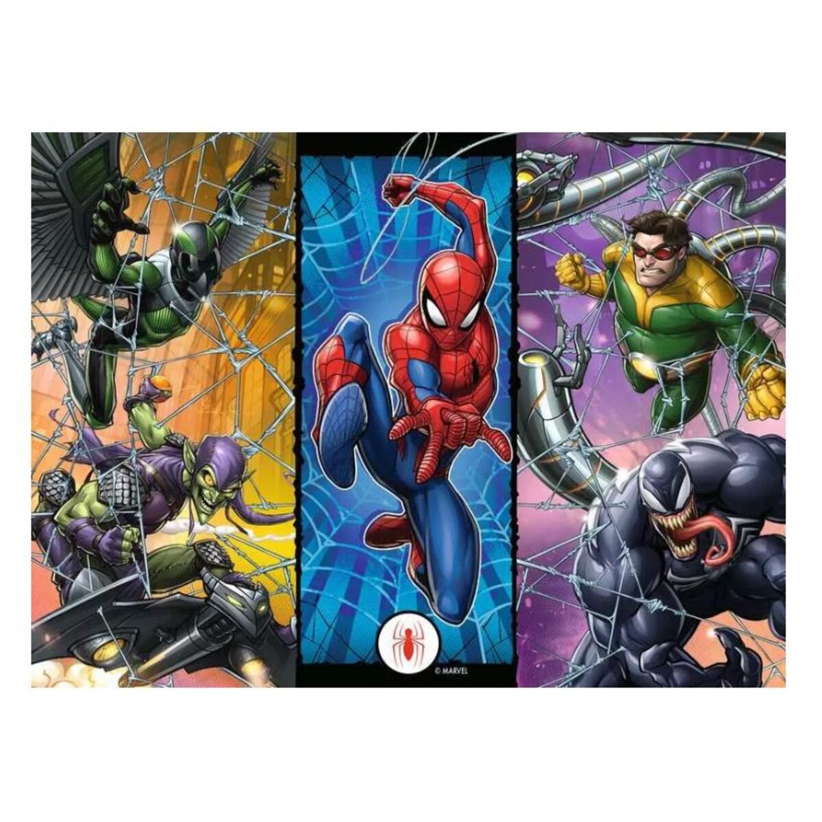 Ravensburger Kinderpuzzle-Die Welt von Spider-Man,300 Teile