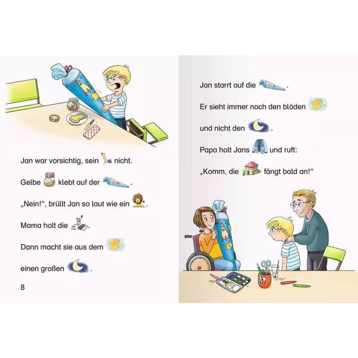 Ravensburger Leserabe - Vor-Lesestufe: Lustige Geschichten vom 1. Schultag