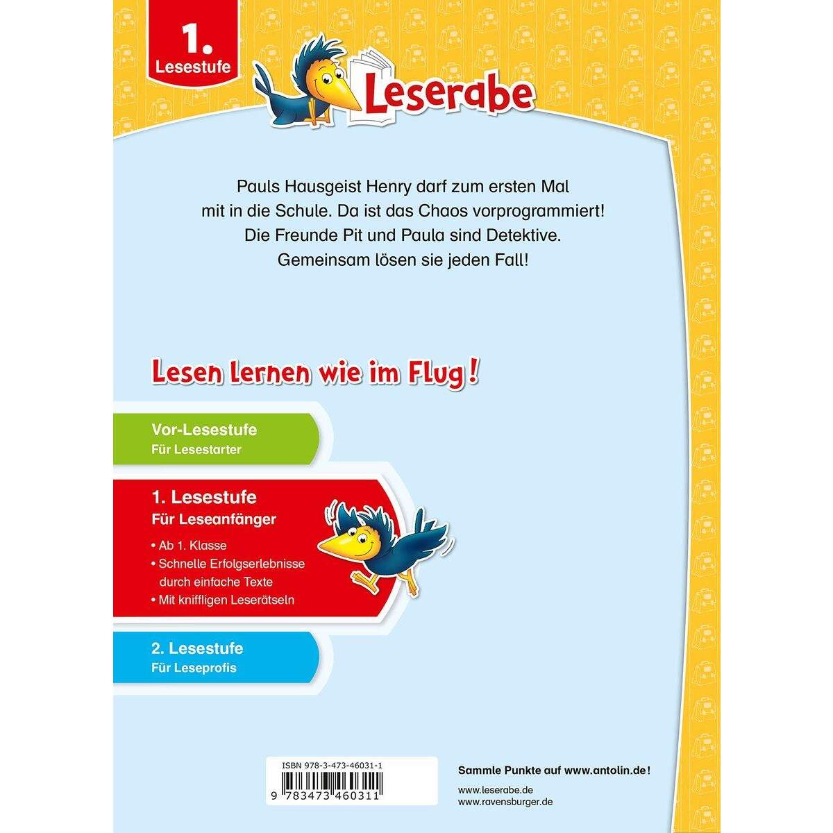 Ravensburger Leserabe Erstlesegeschichten Detektive/Schule