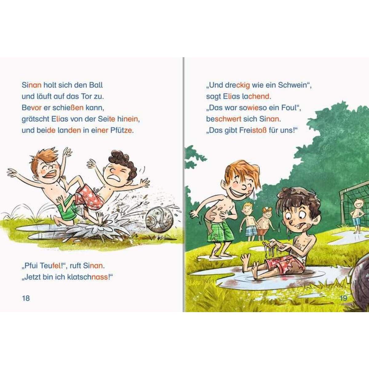 Ravensburger Leserabe mit Mildenberger Silbenmethode: Fußballgeschichten