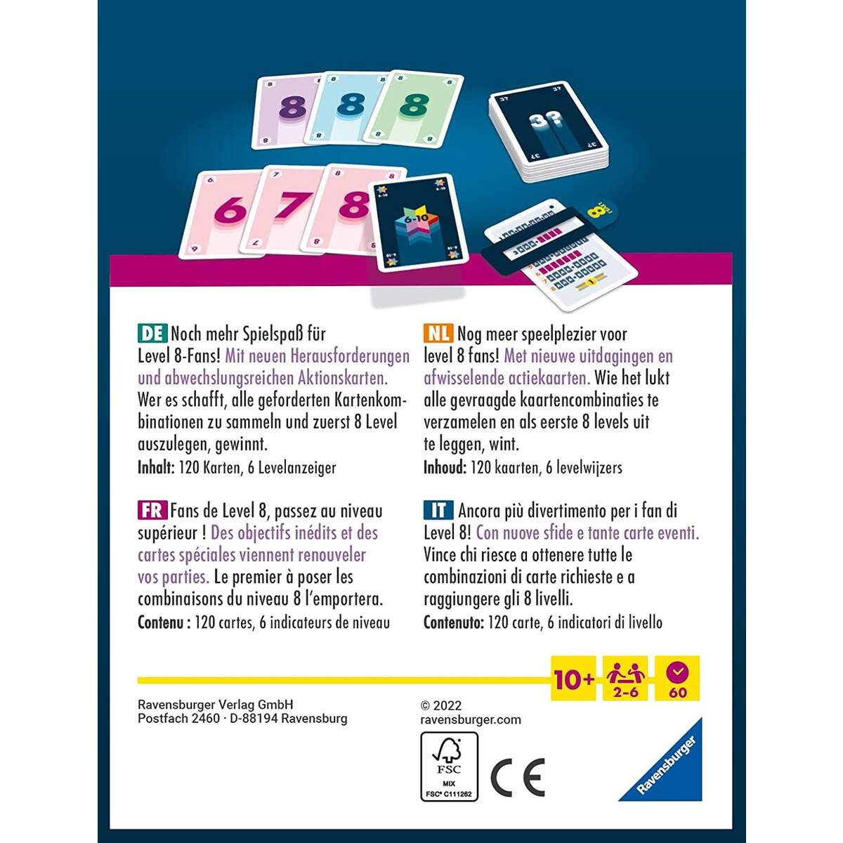 Ravensburger Level 8® Master Version des Kartenspiels