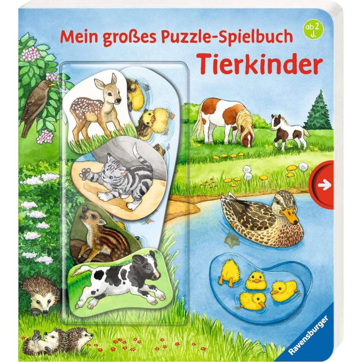 Ravensburger Mein großes Puzzle-Spielbuch: Tierkinder