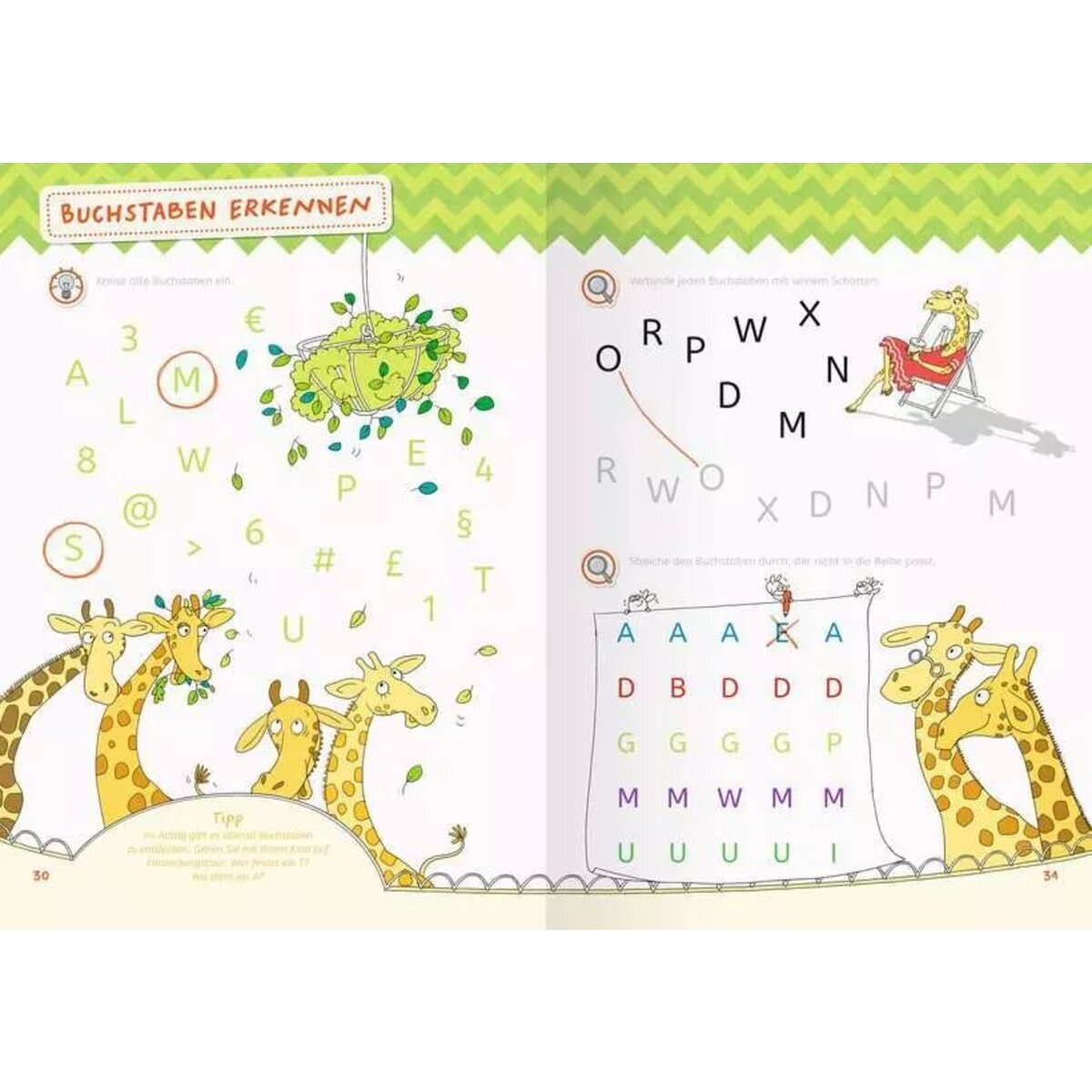 Ravensburger Mein großes Vorschulbuch: Buchstaben Zahlen Konzentration