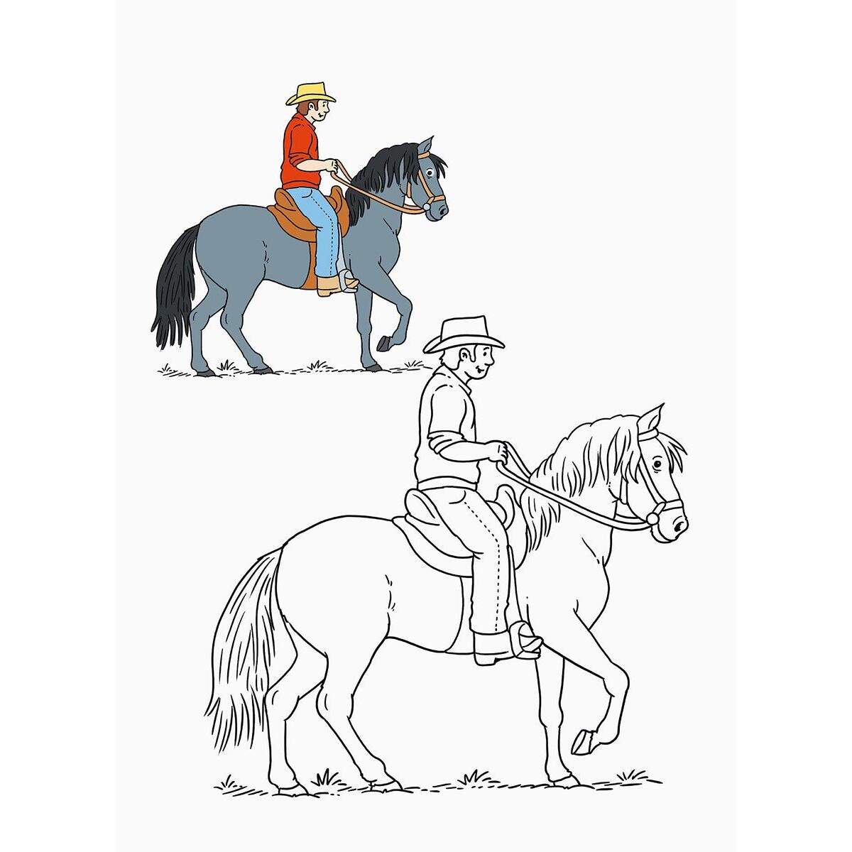 Ravensburger Mein liebster Malblock: Pferde & Ponys