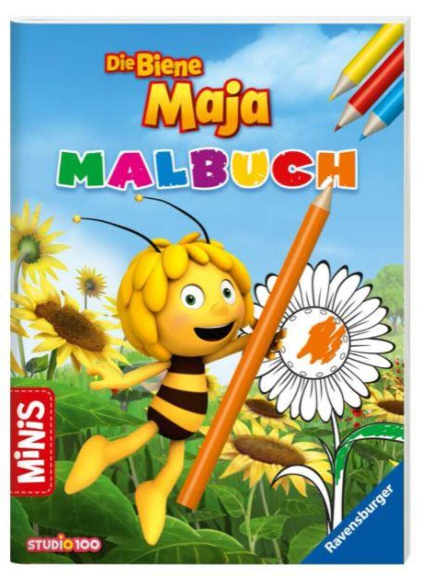 Ravensburger Minis: Die Biene Maja: Malbuch
