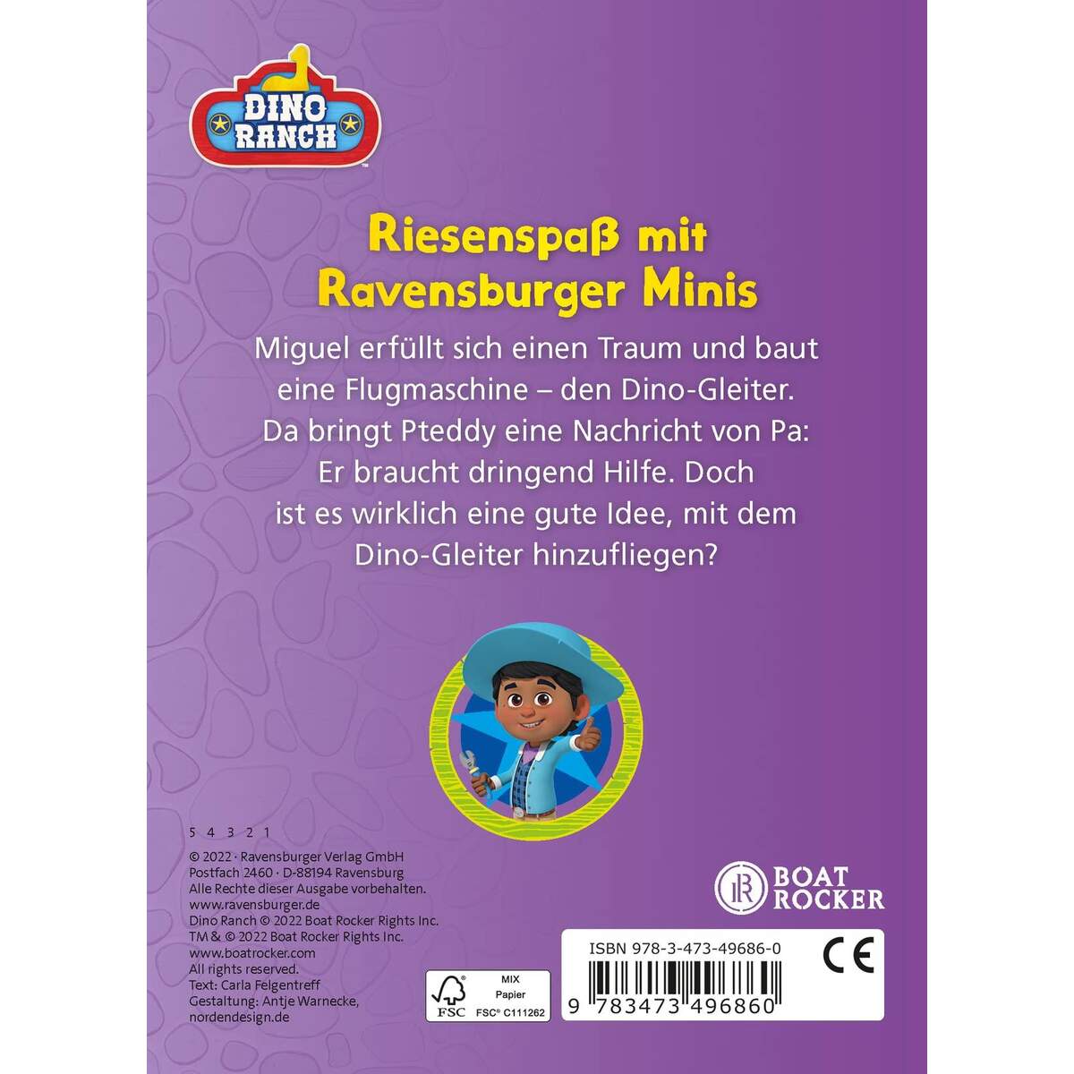 Ravensburger Minis: Dino Ranch - Der Traum vom Fliegen