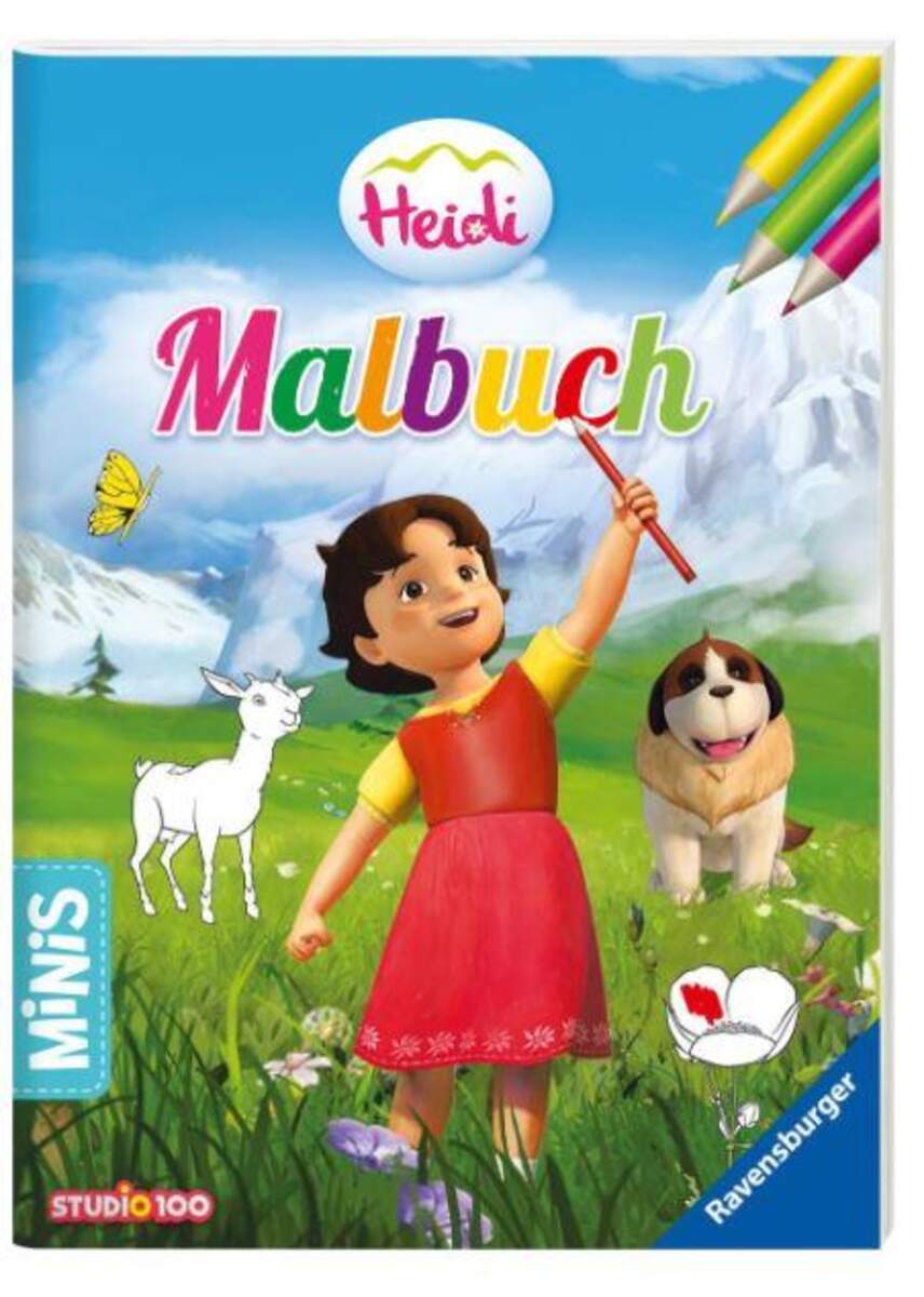 Ravensburger Minis: Heidi Malbuch