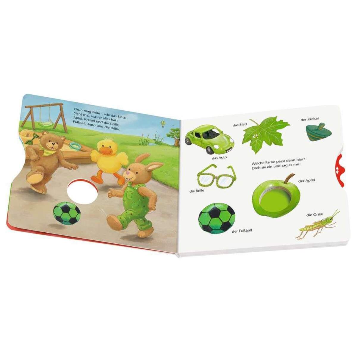 Ravensburger Ministeps Grün gelb rot blau