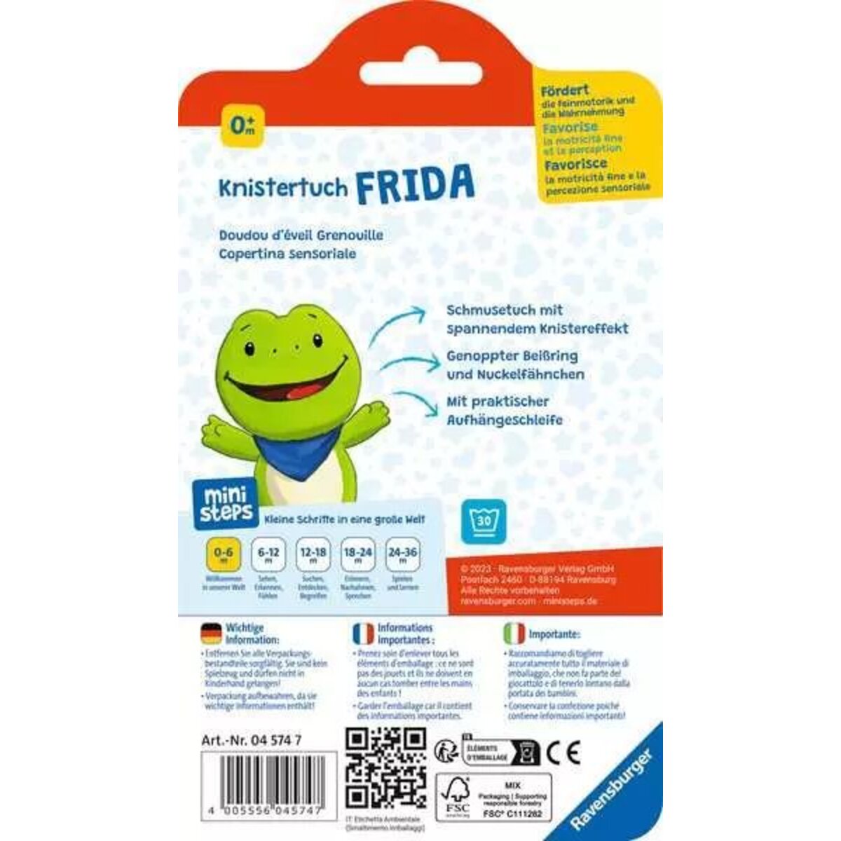 Ravensburger ministeps: Knistertuch Frida