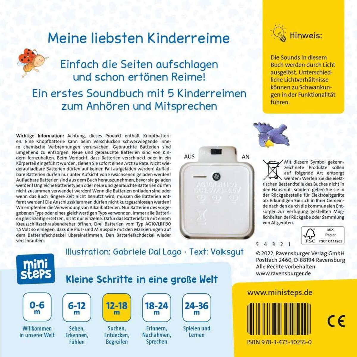 Ravensburger ministeps: Ri-ra-rutsch! Erste Kinderreime zum Anhören