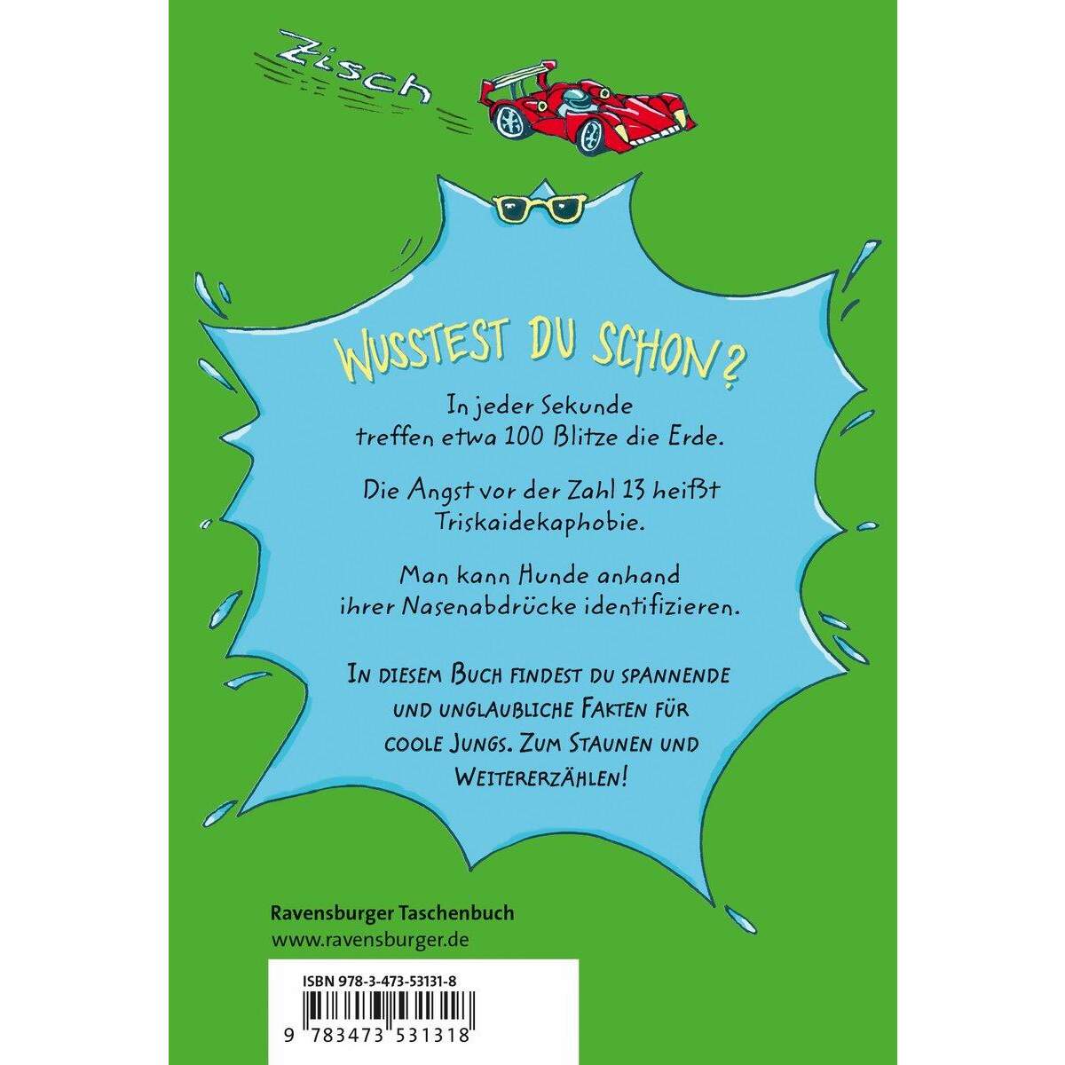 Ravensburger Oliver, Verrückte Fakten für coole Jungs