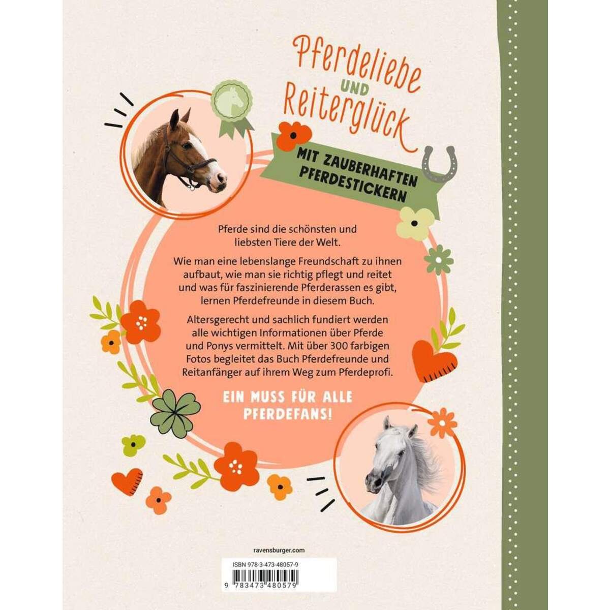 Ravensburger Pferdeliebe und Reiterglück- Alles, was du über Pferde und Ponys wissen musst