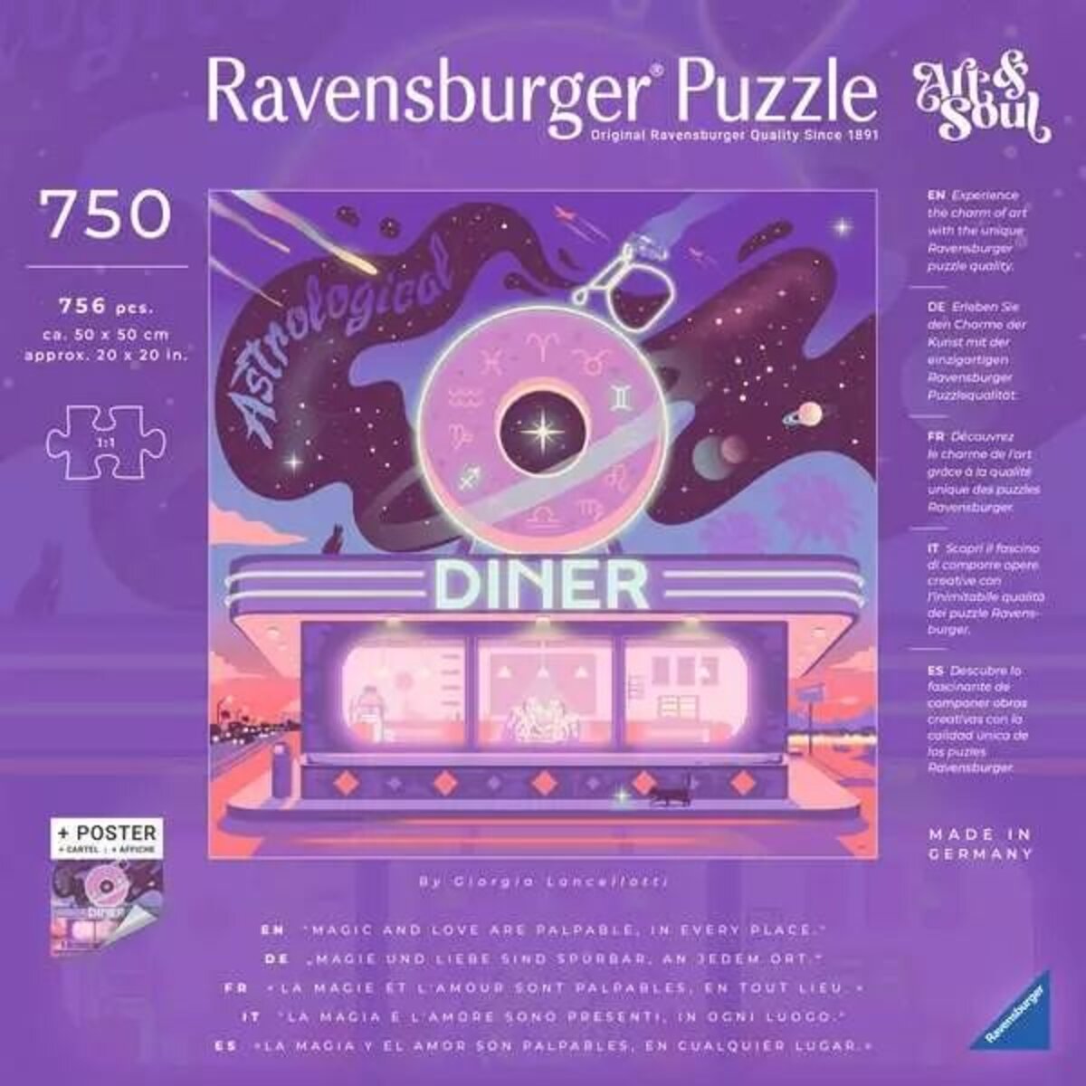 Ravensburger Puzzle - Astrological Diner, 750 Teile
