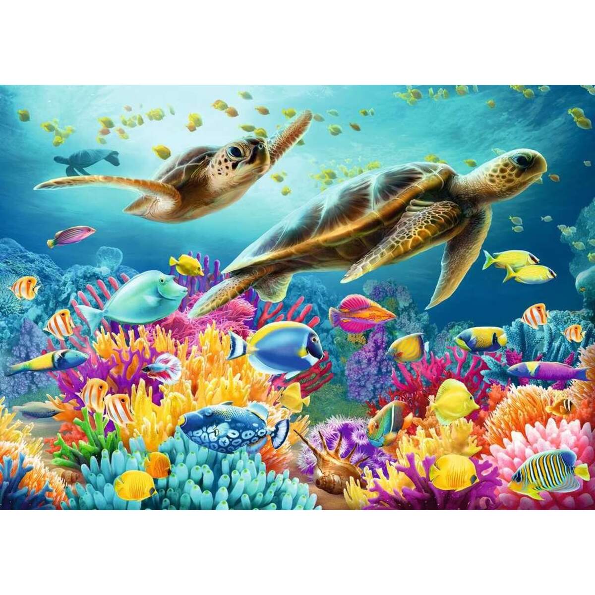 Ravensburger Puzzle - Blaue Unterwasserwelt, 1000 Teile