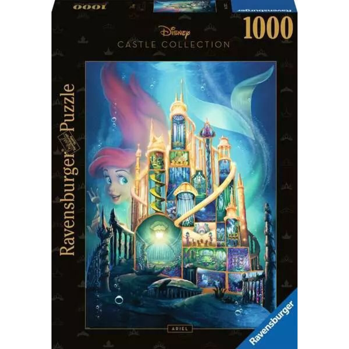 Ravensburger Puzzle - Disney Castles: Arielle, 1000 Teile