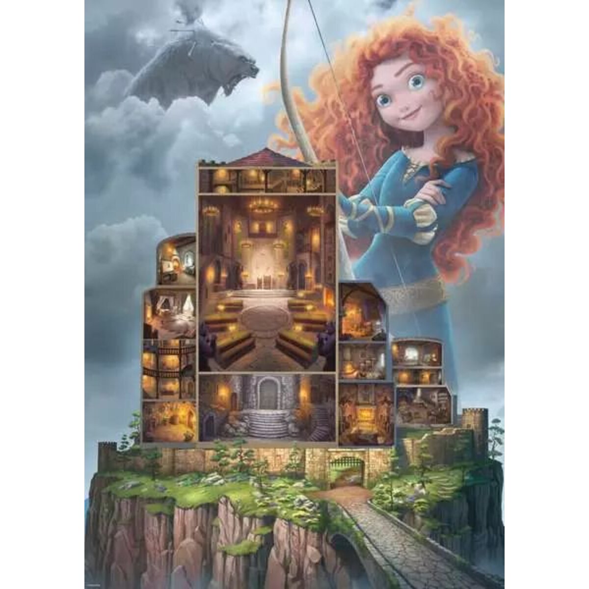 Ravensburger Puzzle - Disney Castles: Merida, 1000 Teile