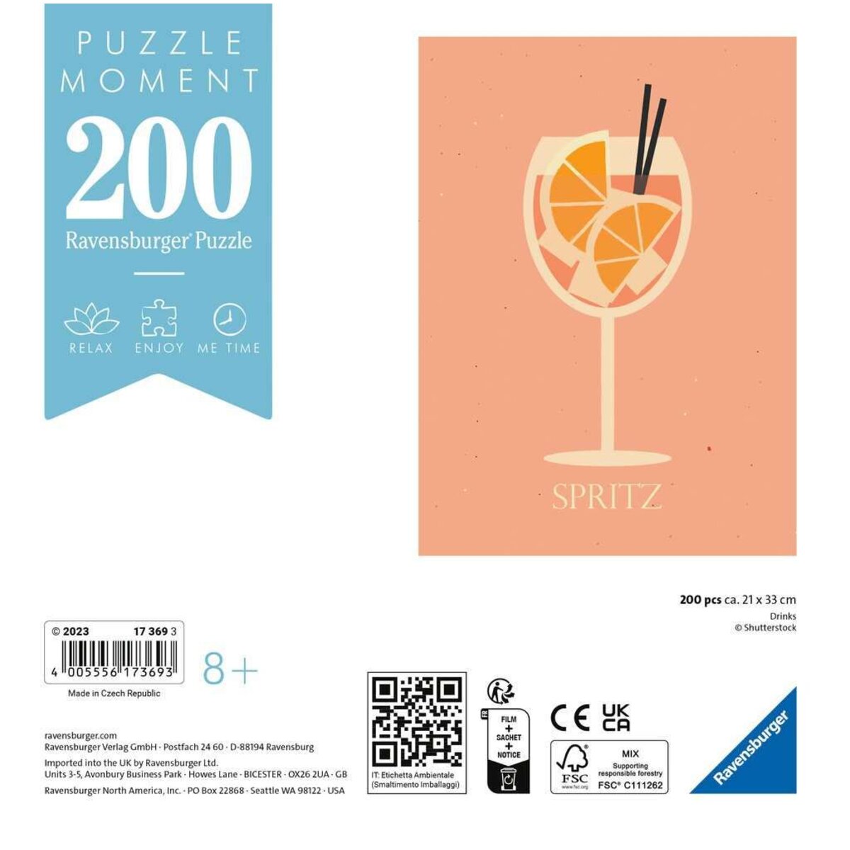 Ravensburger Puzzle - Drinks, 200 Teile