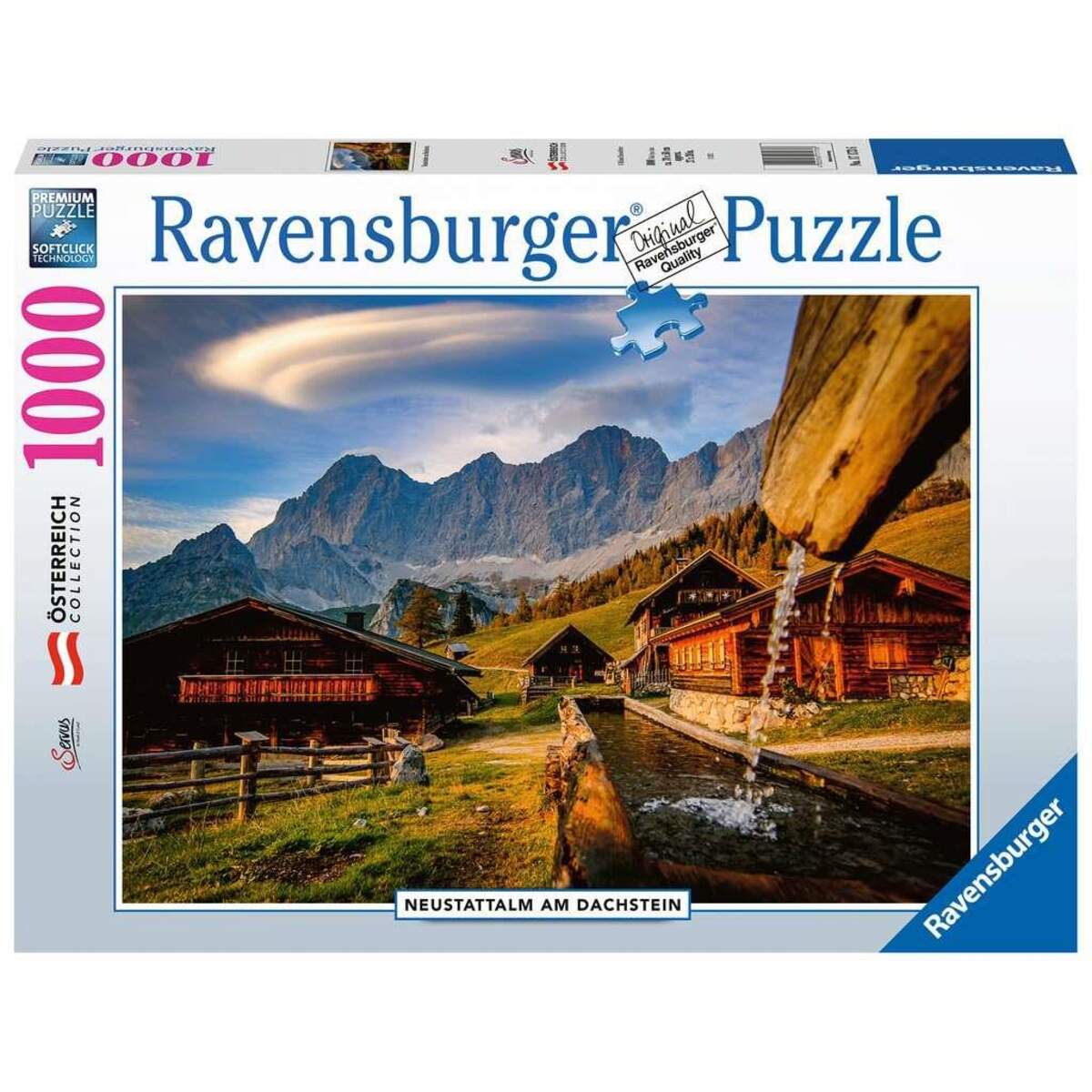 Ravensburger Puzzle - Neustattalm am Dachstein, 1000 Teile