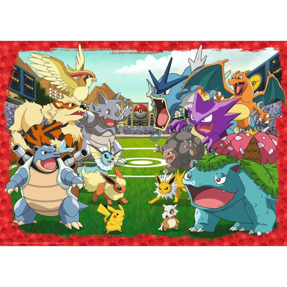 Ravensburger Puzzle - Pokémon Kräftemessen, 1000 Teile