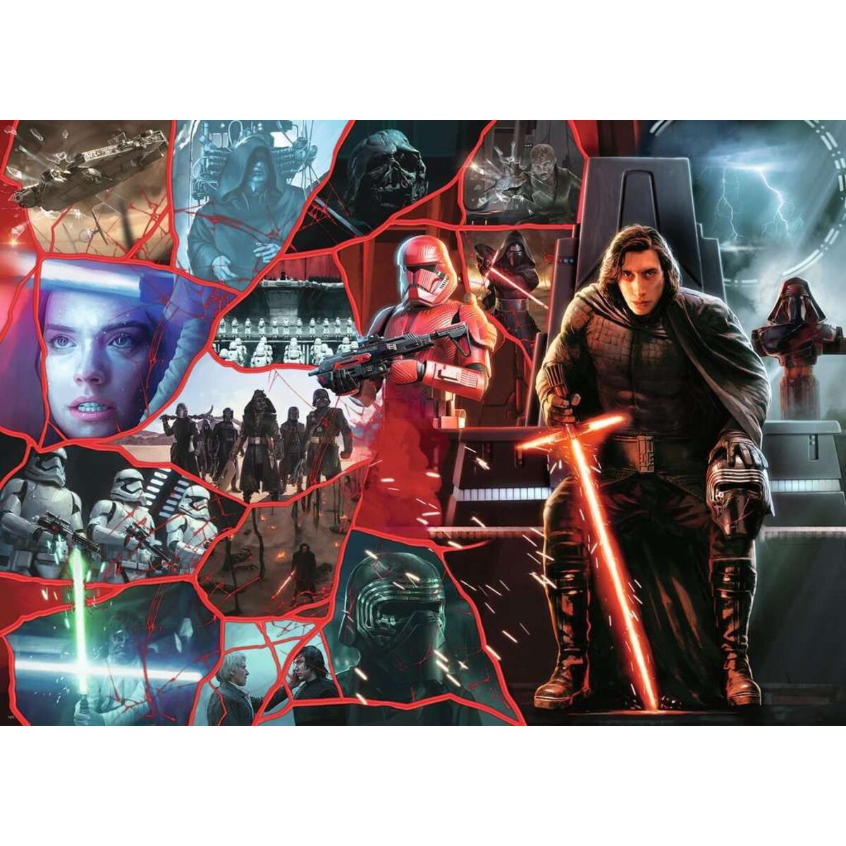 Ravensburger Puzzle - Star Wars Villainous: Kylo Ren, 1000 Teile