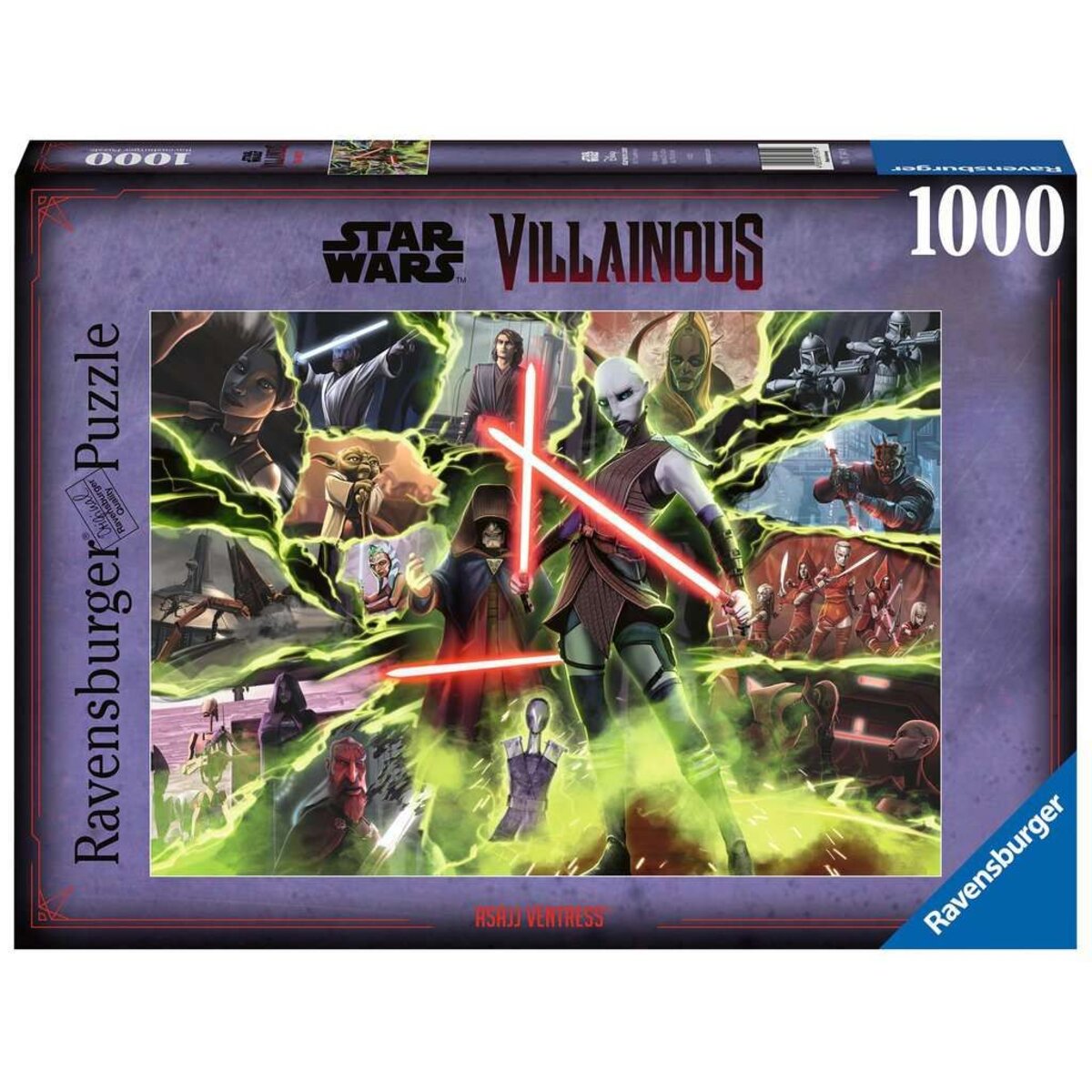 Ravensburger Puzzle - Star Wars Villainous: Asajj Ventress, 1000 Teile