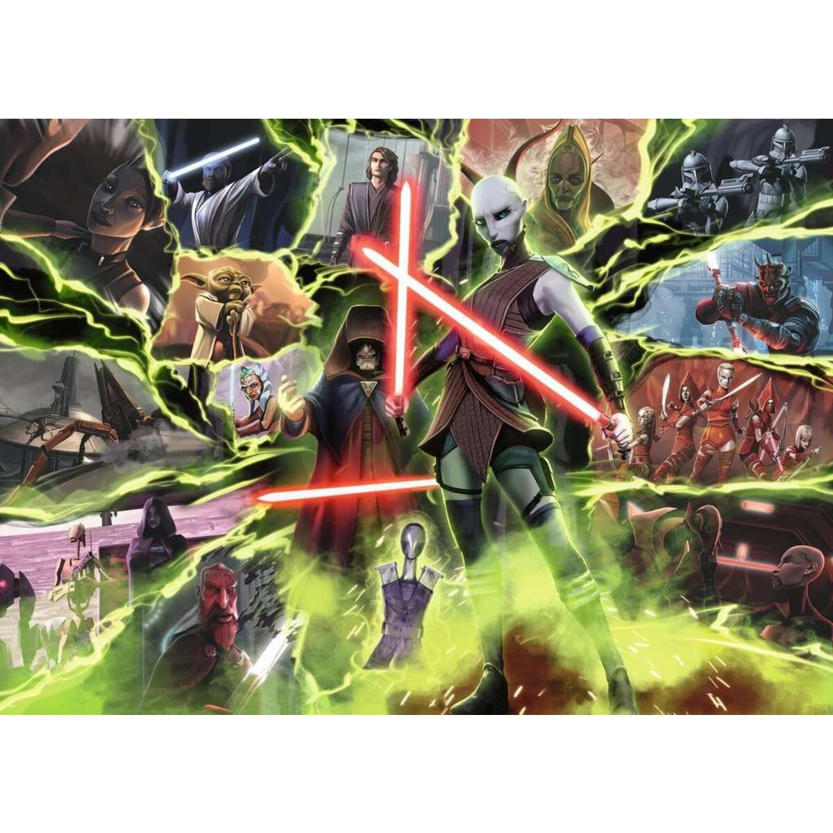 Ravensburger Puzzle - Star Wars Villainous: Asajj Ventress, 1000 Teile