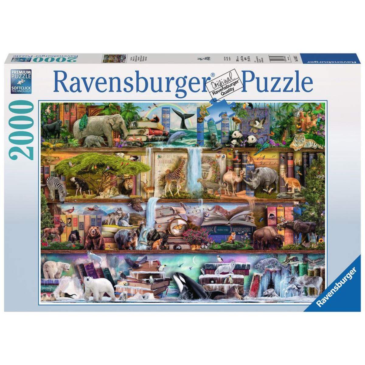 Ravensburger Puzzle Aimee Stewart Großartige Tierwelt, 2000 Teile