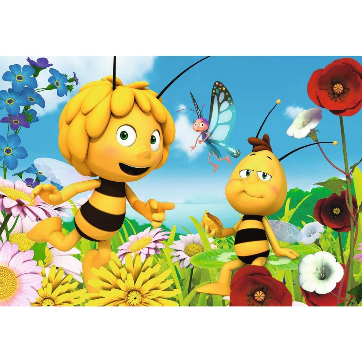Ravensburger Puzzle Biene Maja und iher Freunde 2x24 Teile