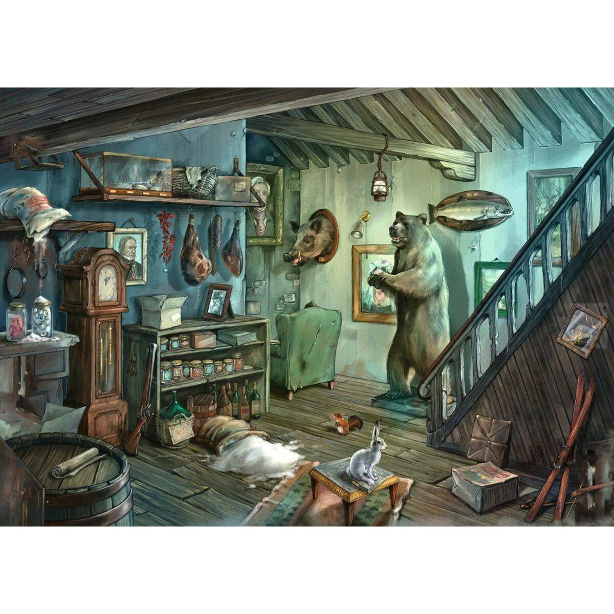 Ravensburger Puzzle Exit Im Gruselkeller, 759 Teile