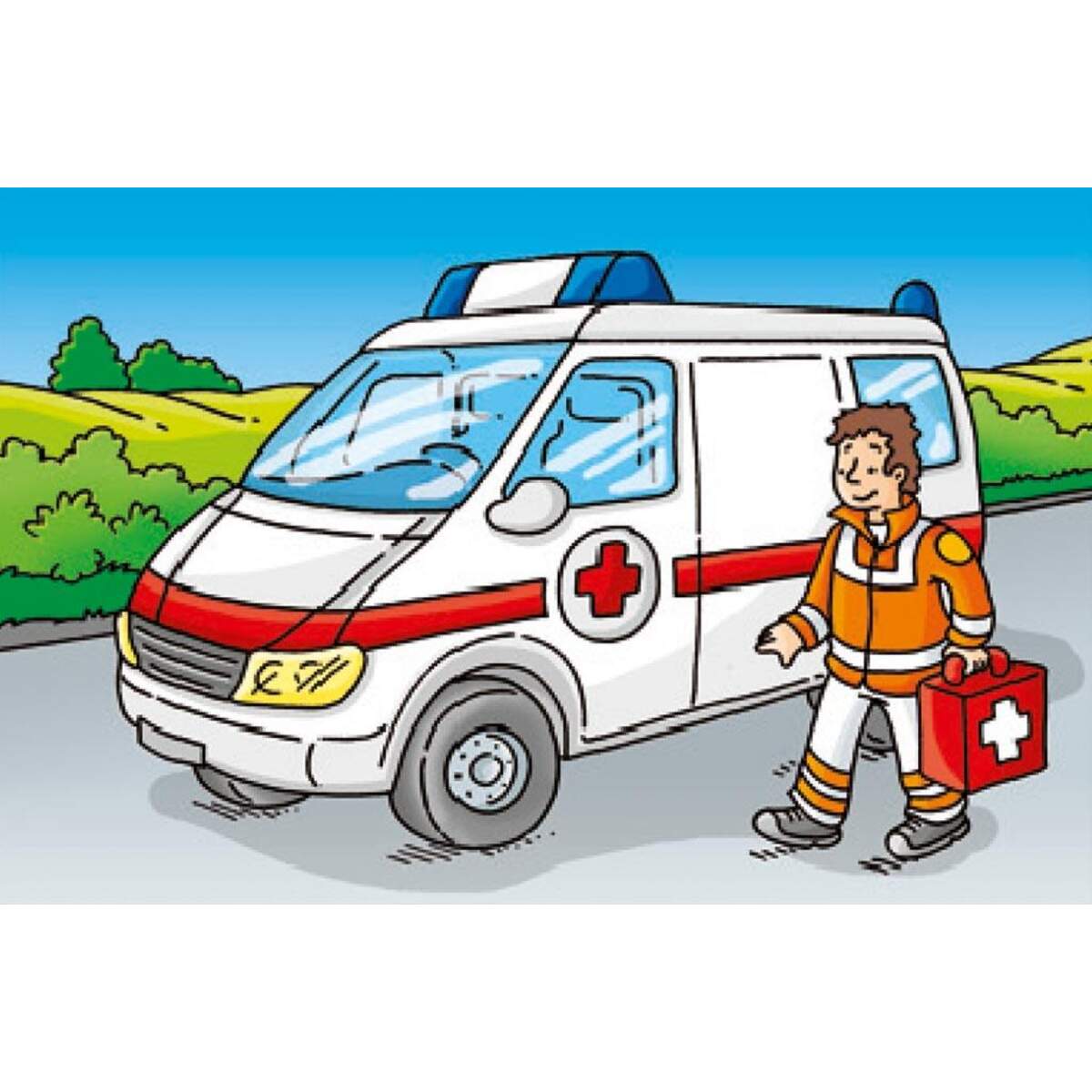 Ravensburger Puzzle Fahrzeuge im Einsatz, 6 Teile