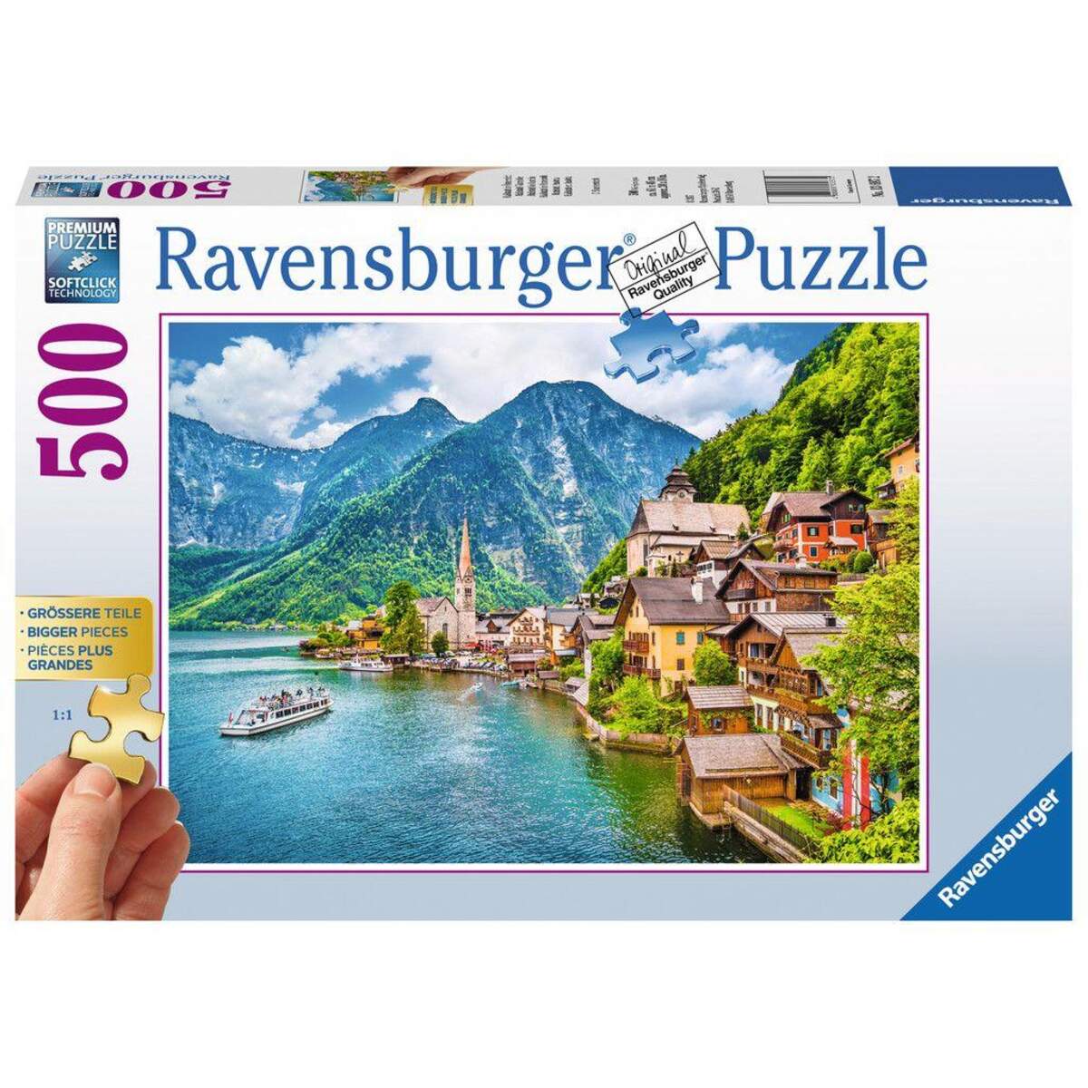 Ravensburger Puzzle Hallstatt in Österreich, 500 Teile