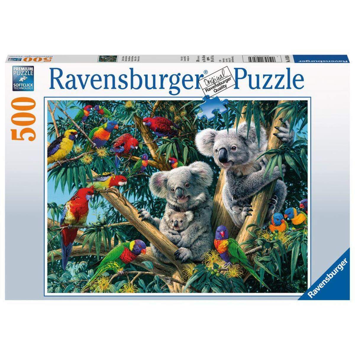 Ravensburger Puzzle Koalas im Baum, 500 Teile