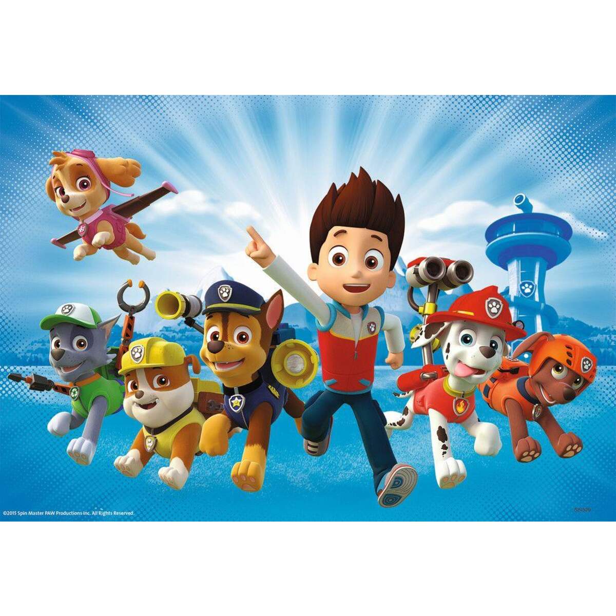 Ravensburger Puzzle Ryder und die Paw Patrol, 2x12 Teile