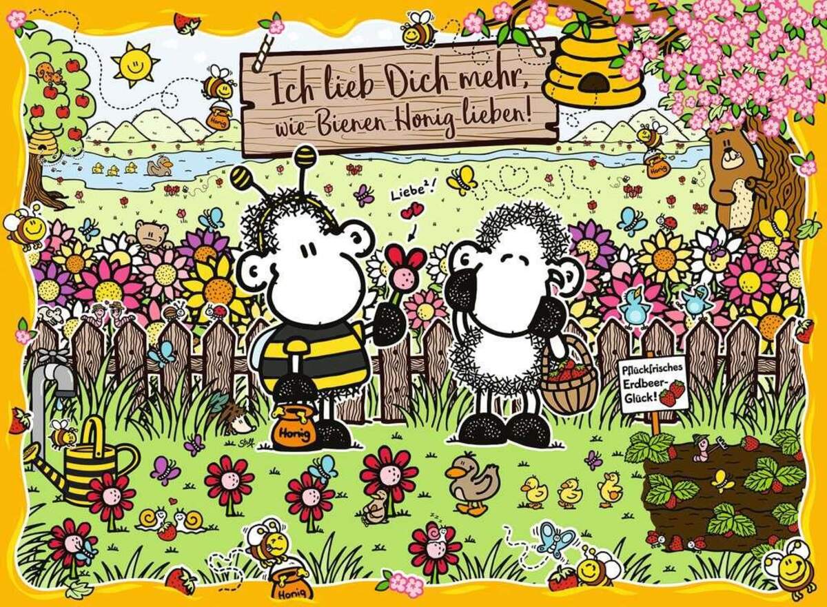Ravensburger Puzzle Sheepworld Bienenliebe, 500 Teile