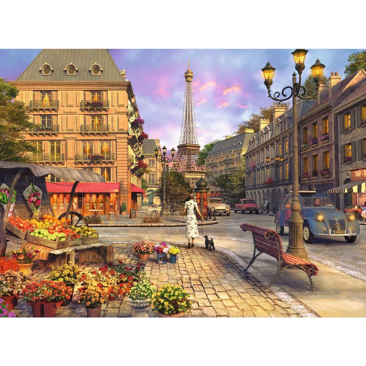 Ravensburger Puzzle Spaziergang durch Paris, 500 Teile