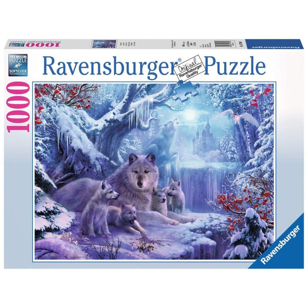 Ravensburger Puzzle Winterwölfe, 1000 Teile