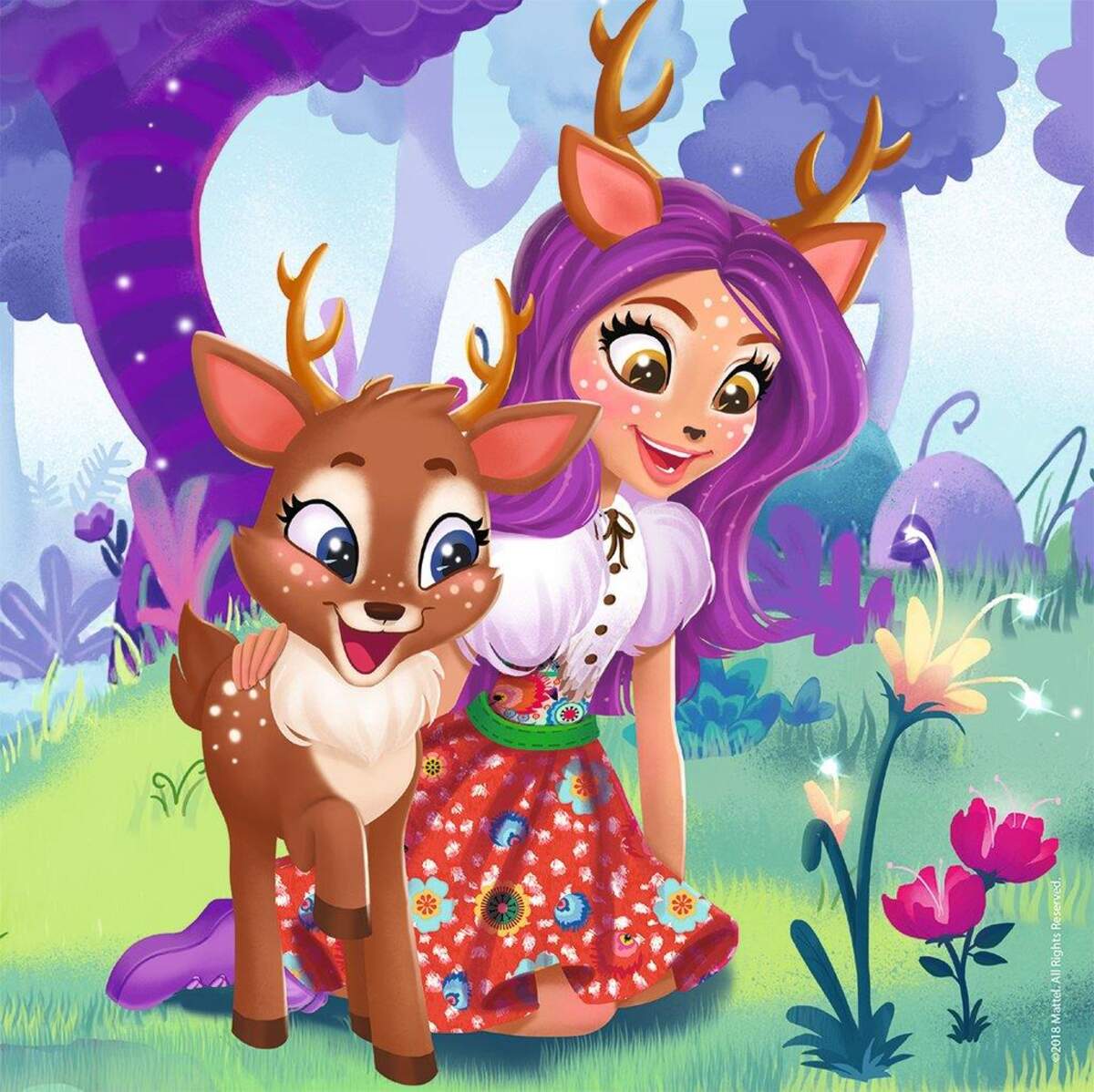 Ravensburger Puzzle Wundervolle Welt der Enchantimals 3x49 Teile