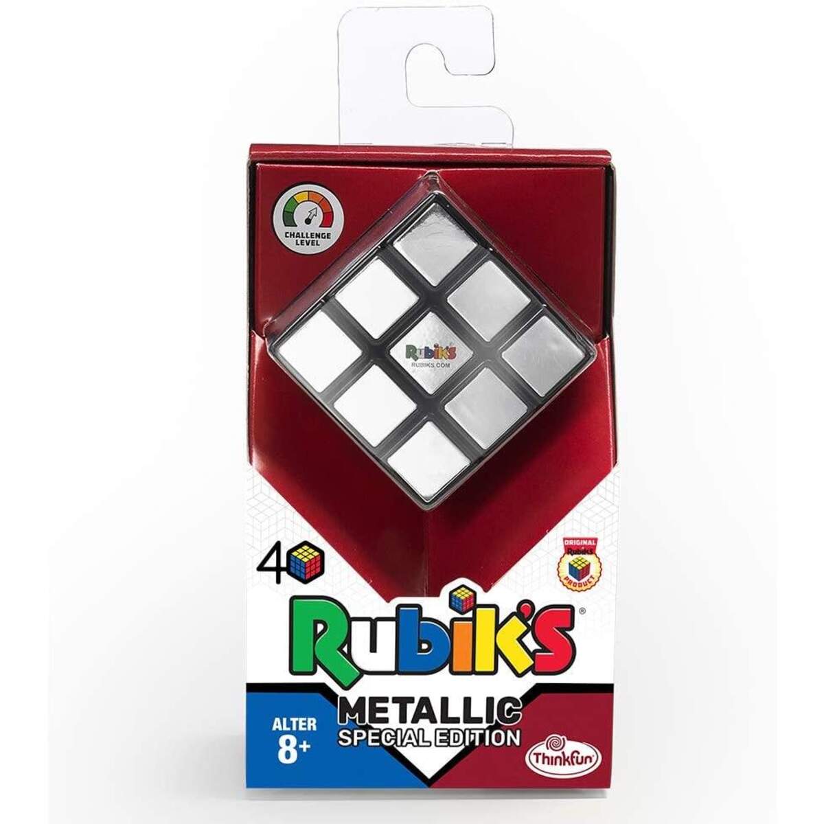 Ravensburger ThinkFun Rubik's Cube 3x3 Metallic