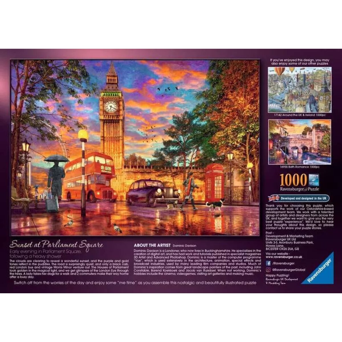 Ravensburger Puzzle - Sonnenuntergang in London, 1000 Stück