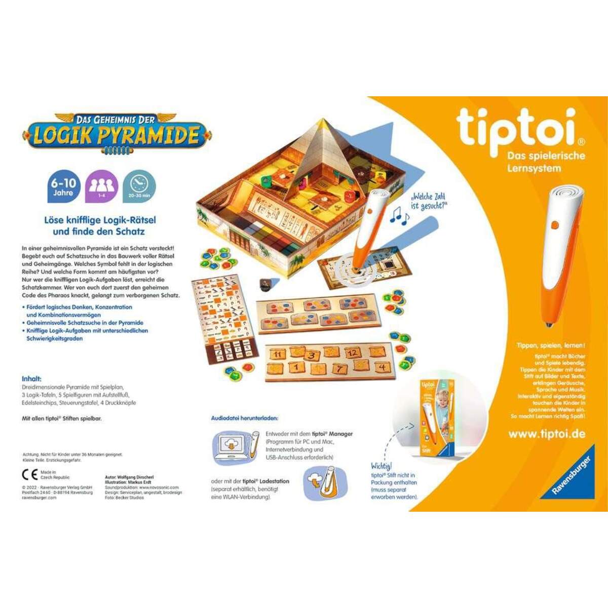 Ravensburger tiptoi® Das Geheimnis der Logik-Pyramide