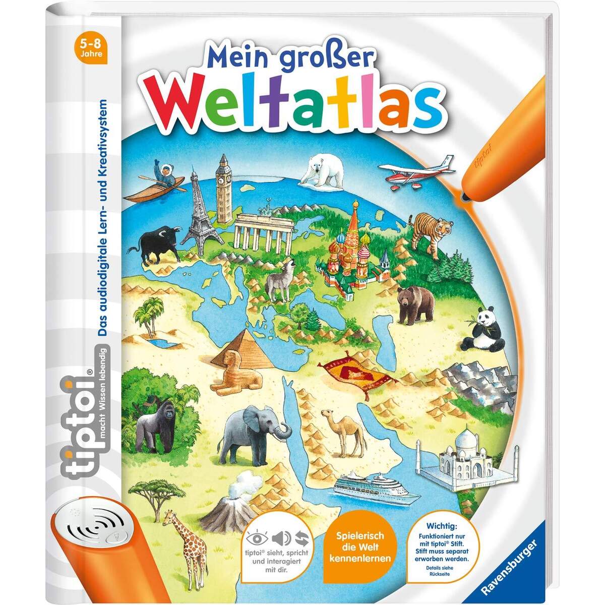 Ravensburger tiptoi® Mein großer Weltatlas