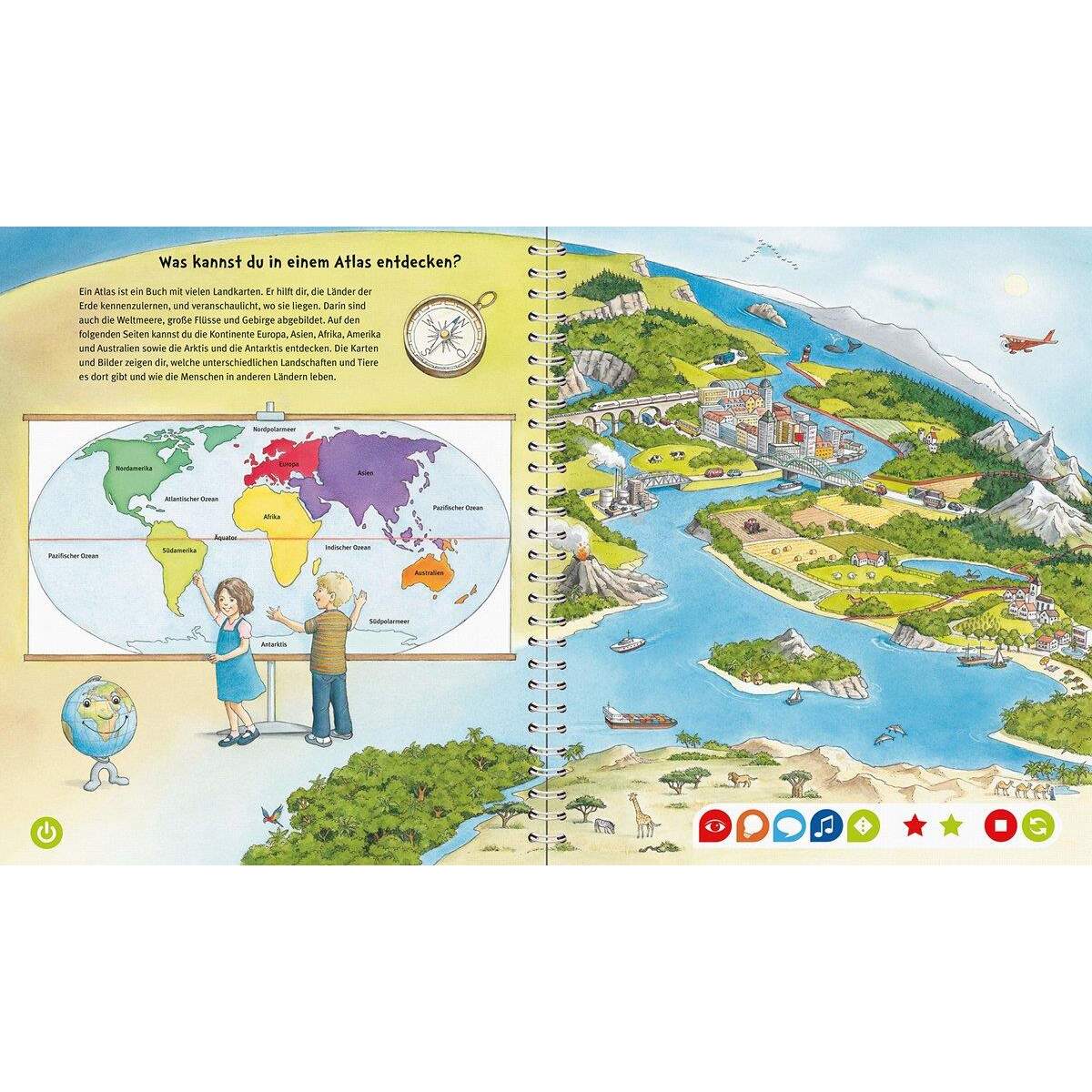 Ravensburger tiptoi® Mein großer Weltatlas