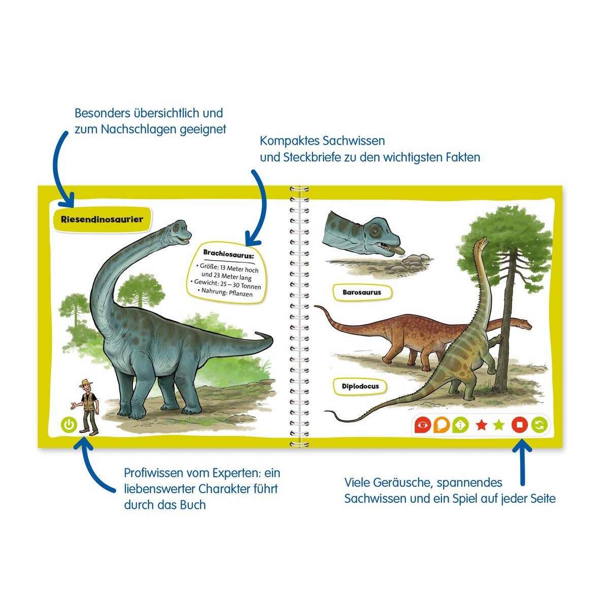 Ravensburger tiptoi Pocket Wissen - Dinosaurier