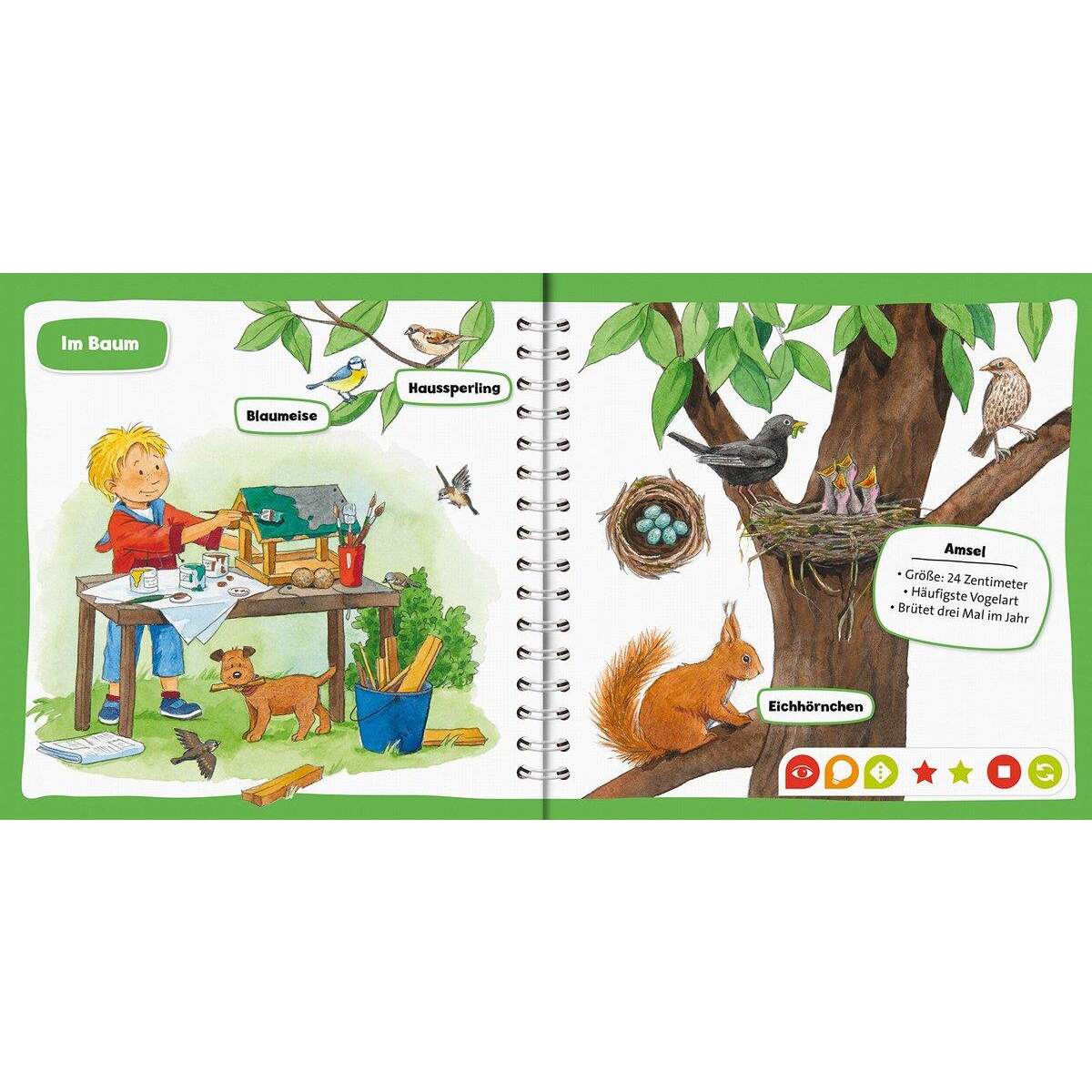Ravensburger tiptoi® Pocket Wissen: Tiere Garten