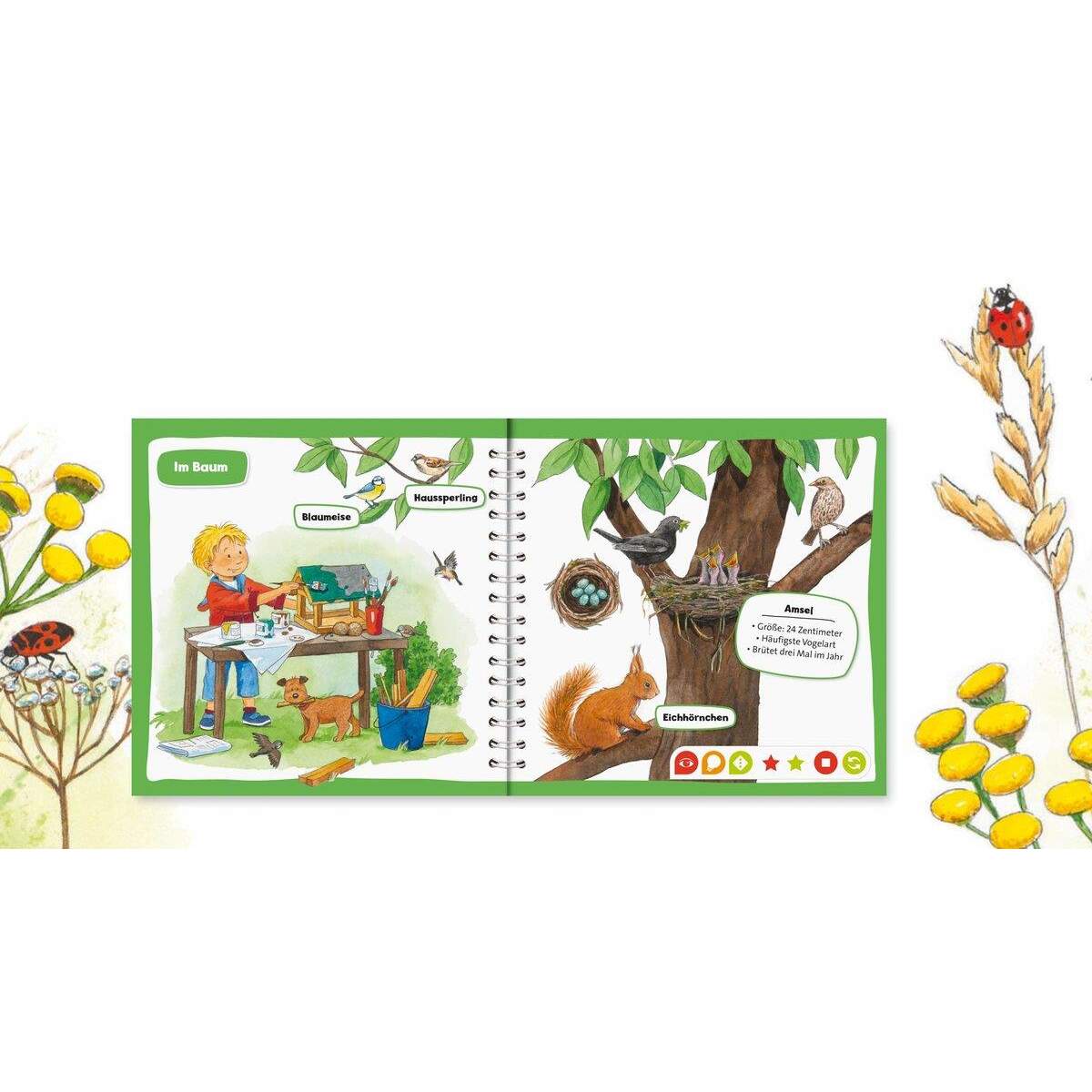 Ravensburger tiptoi® Pocket Wissen: Tiere Garten