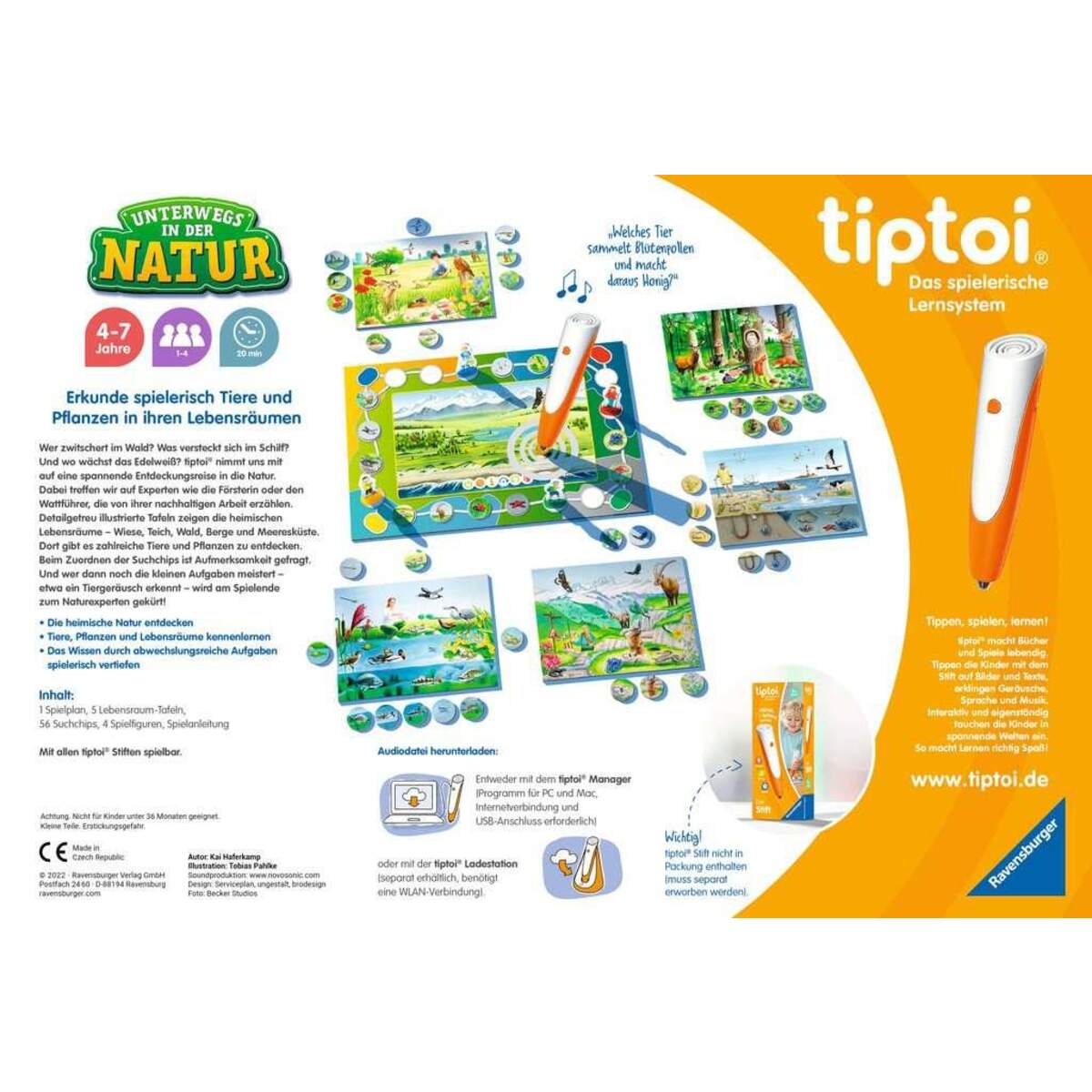 Ravensburger tiptoi® Unterwegs in der Natur