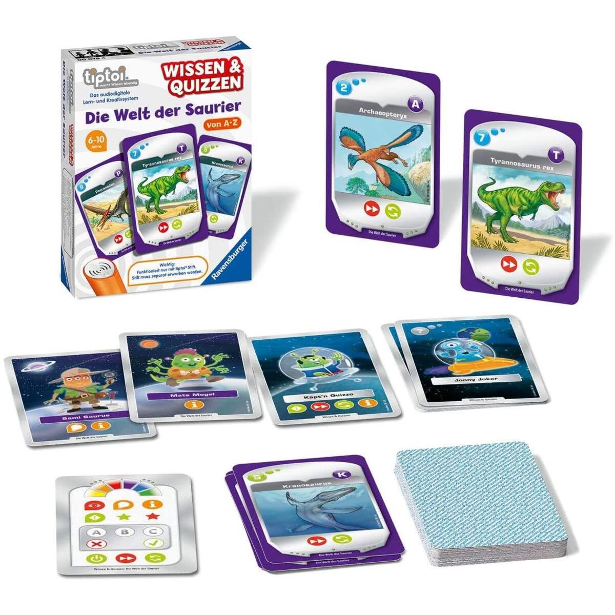 Ravensburger tiptoi Wissen und Quizzen: Die Welt der Saurier