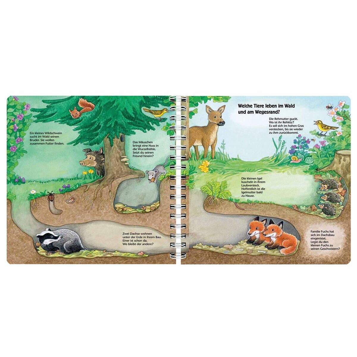 Ravensburger Wer wohnt wo?: Mein großes Spielbuch mit 22 Magnetteilen